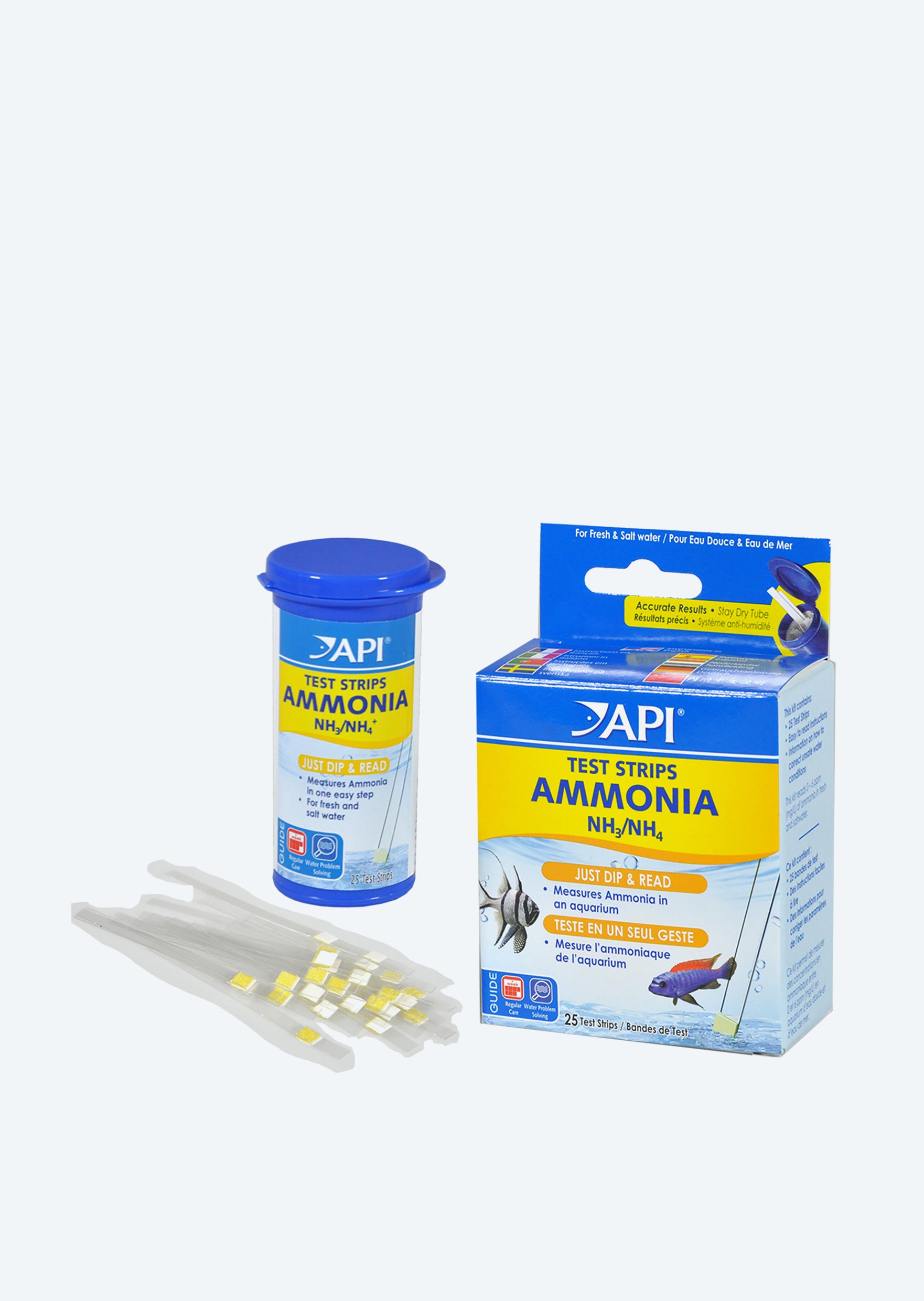 API Ammonia Test Strips | Aquarium Water Test Kits UAE | Discus.ae