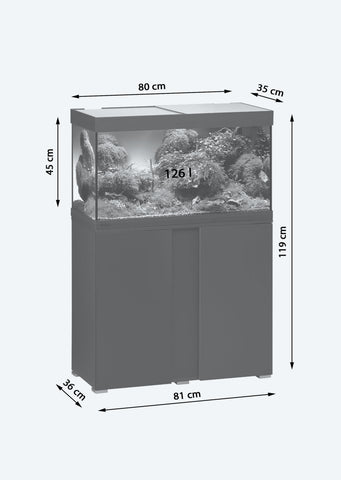 EHEIM Vivaline LED 126 Aquarium (80cm)