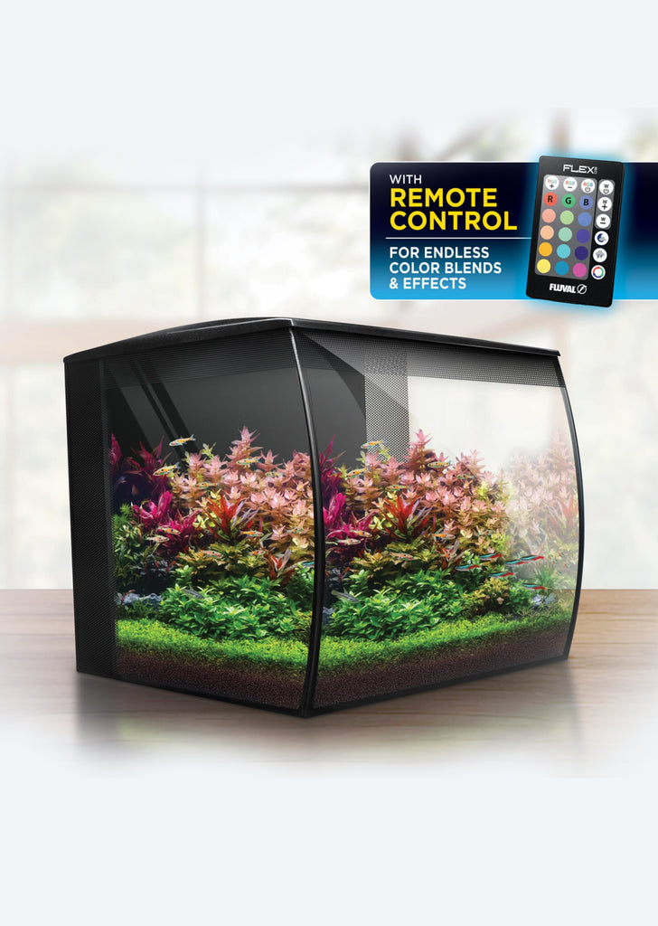 FLUVAL Flex 2.0 Aquarium 34 L (Black)