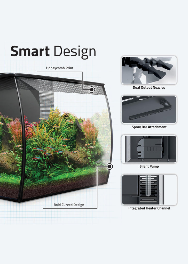 FLUVAL Flex 2.0 Aquarium 57 L (Black)