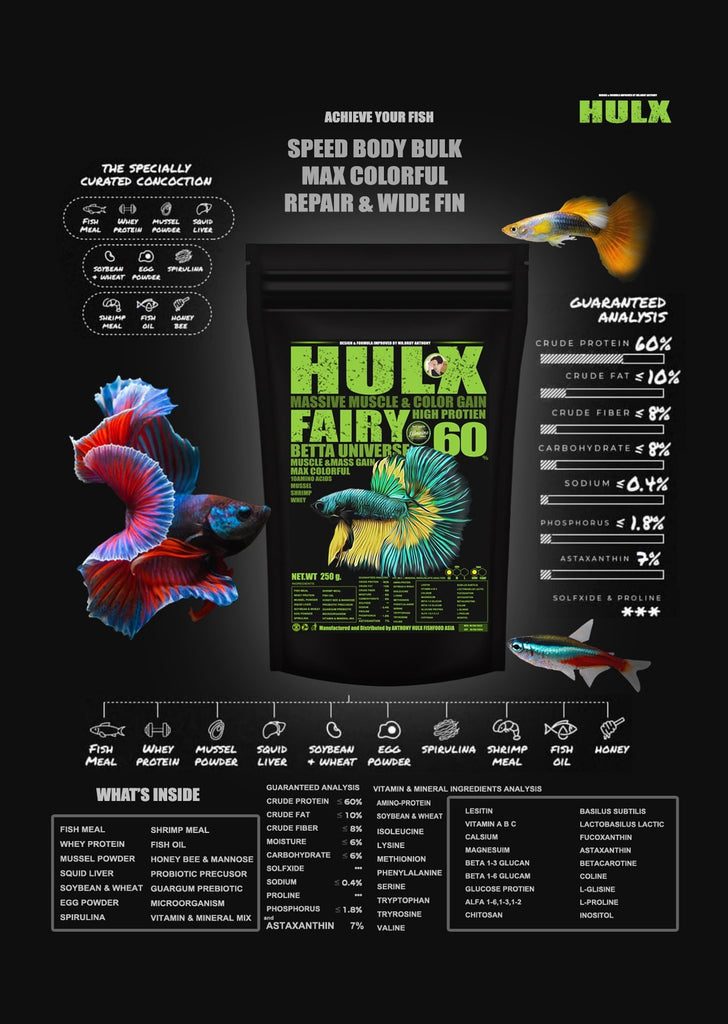 HULX Fairy Betta & Guppy Food