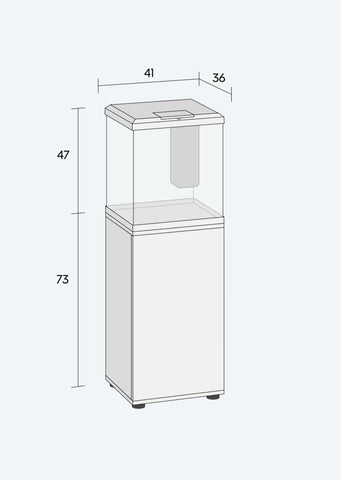 JUWEL Vio Cube 54 White