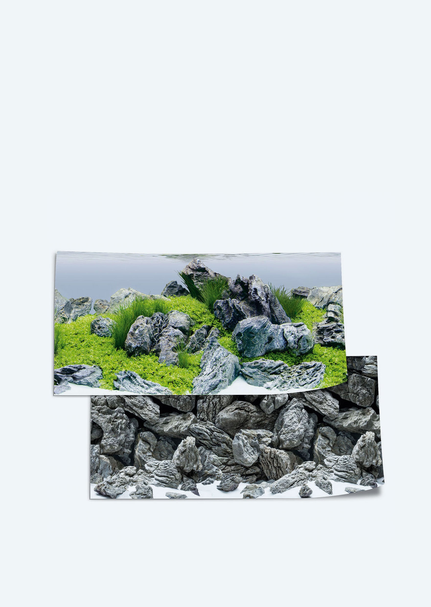 Juwel Aquarium Aquascape Stone Poster Background Double Sided Decor Fish  Tank